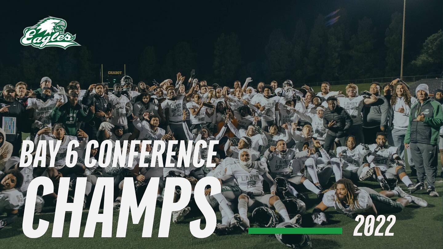 Bay-6 Conference Champs! So proud of our young men and all the hard work they&rsquo;ve put in! On to playoffs!
2 CLAPS READY READY 
#LaneyBuilt🦅